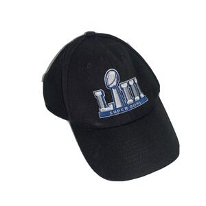 NFL Super Bowl LIII 53 Adjustable Black Hat Cap - '47 Forty Seven Rams Patriots